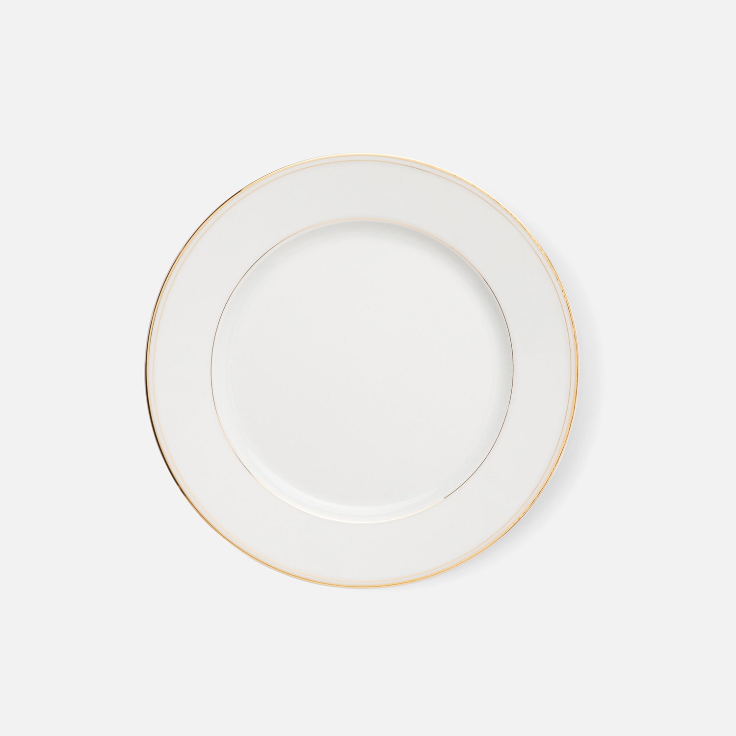 Hannah Gold Trim Dinner Plates, Set Of 4