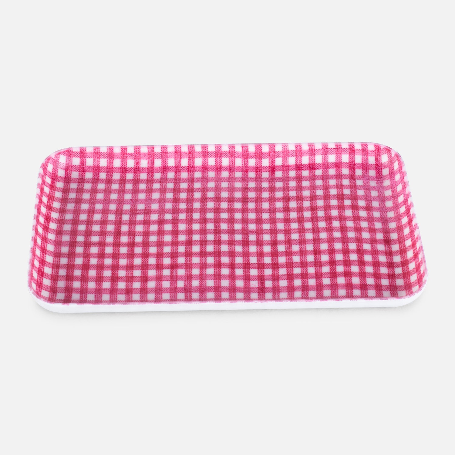Gingham Small Tray